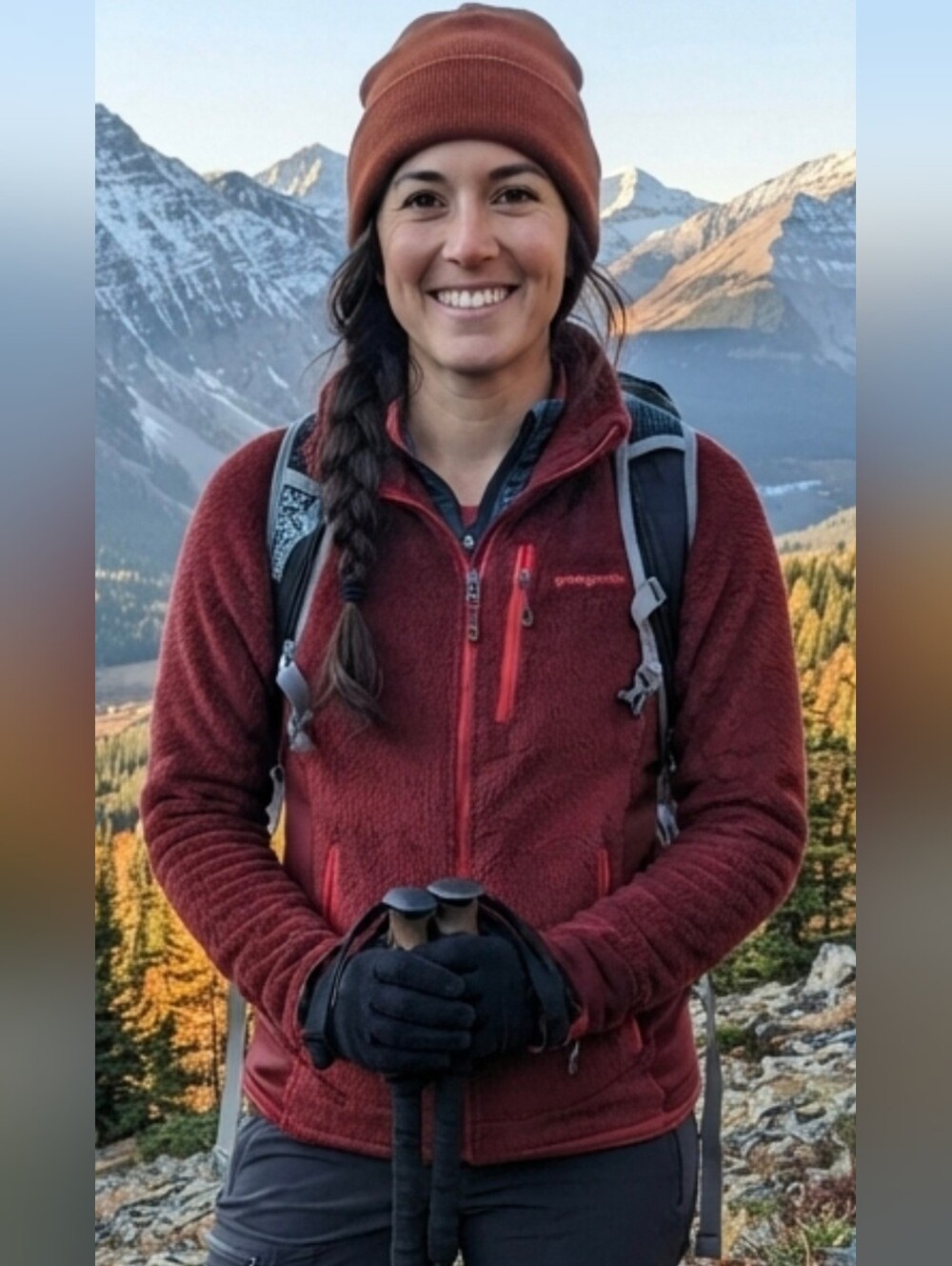Patagonia Women's Red Full-Zip Fleece Jacket